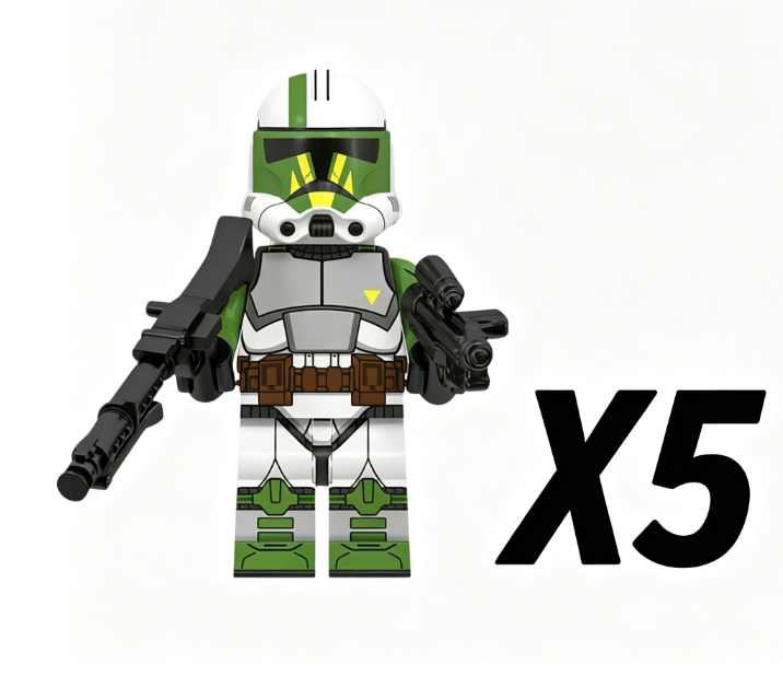 Space War Theme Doom’s Unit Phase 2 Assault Clone Troopers Block Figures Set