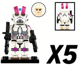Space War Theme 21st Nova Corps Galactic Marines Clone Engineer Block Figures Set