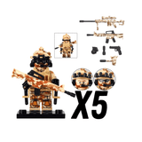 US Army Delta Forces Block Figures Set