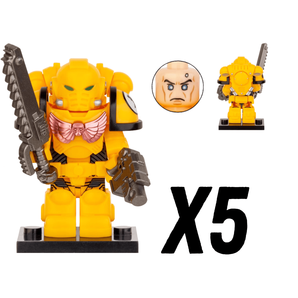 Imperial Fists Space Marines Block Figures Set