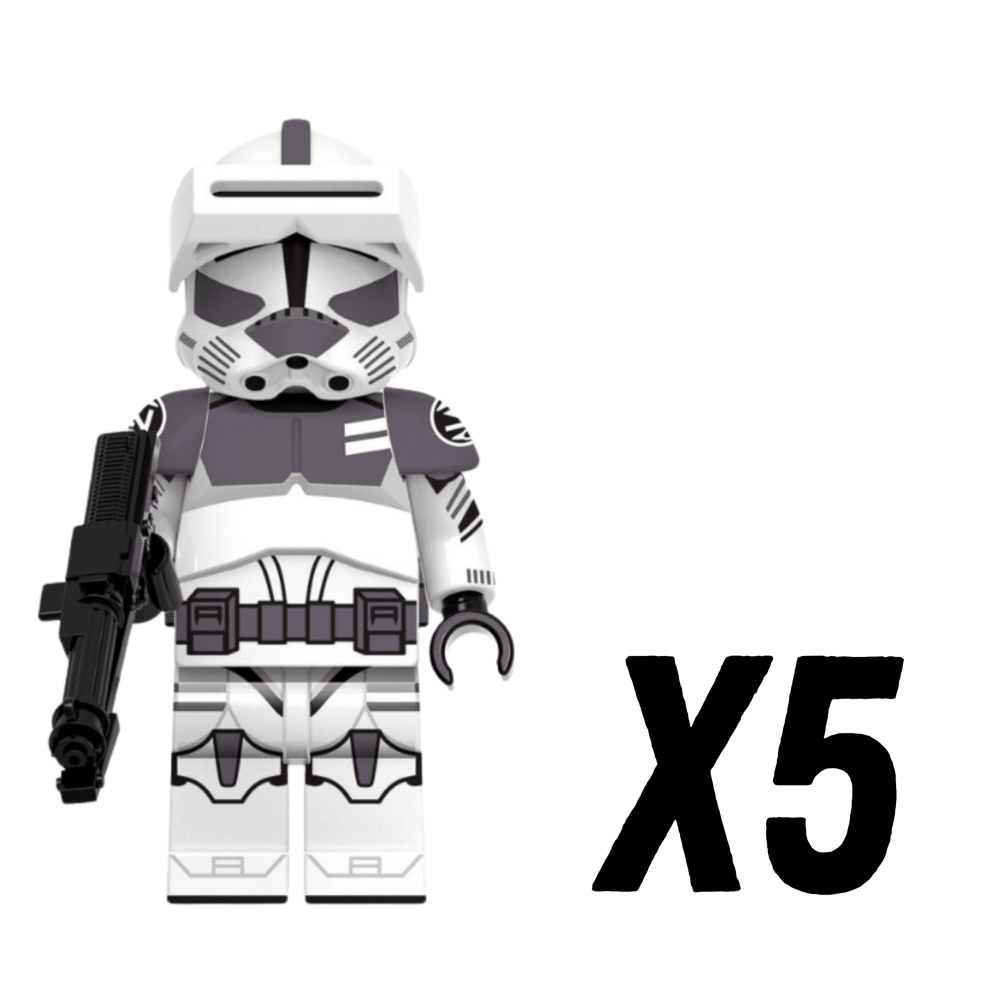 Space War Theme Kamino Security Team Block Figures Set of 5pcs