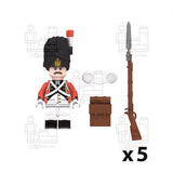 Swiss Grenadier Block Figures Set of 5pcs