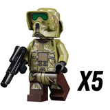Space War Theme Kashyyyk Scout Trooper Block Figures Set of 10pcs
