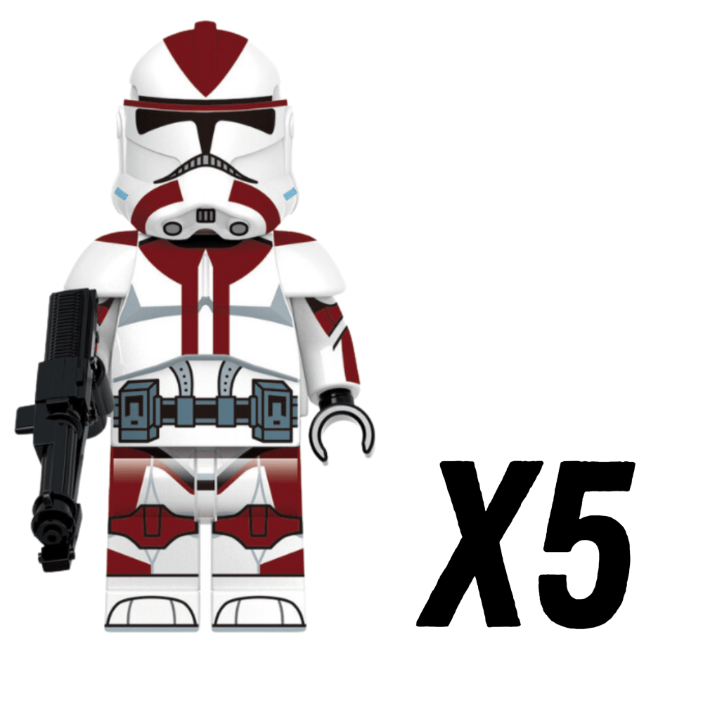 Space War Theme 91st Anaxes Clones Troopers Block Figures Set of 10pcs