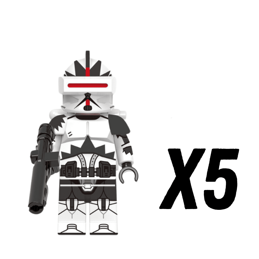 Space War Theme 13th Battalion Phase 1 Clone Troopers Block Figures Set of 10pcs