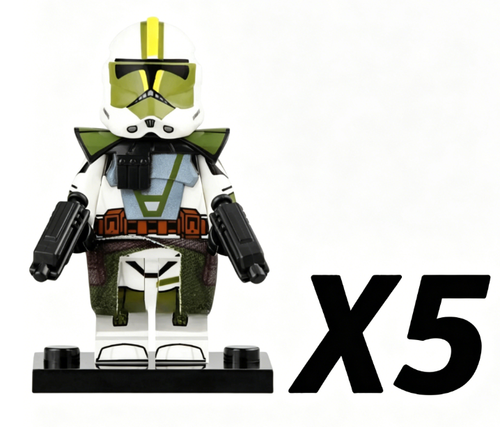 Space War Theme Doom Arc Clone Troopers Block Figures Set