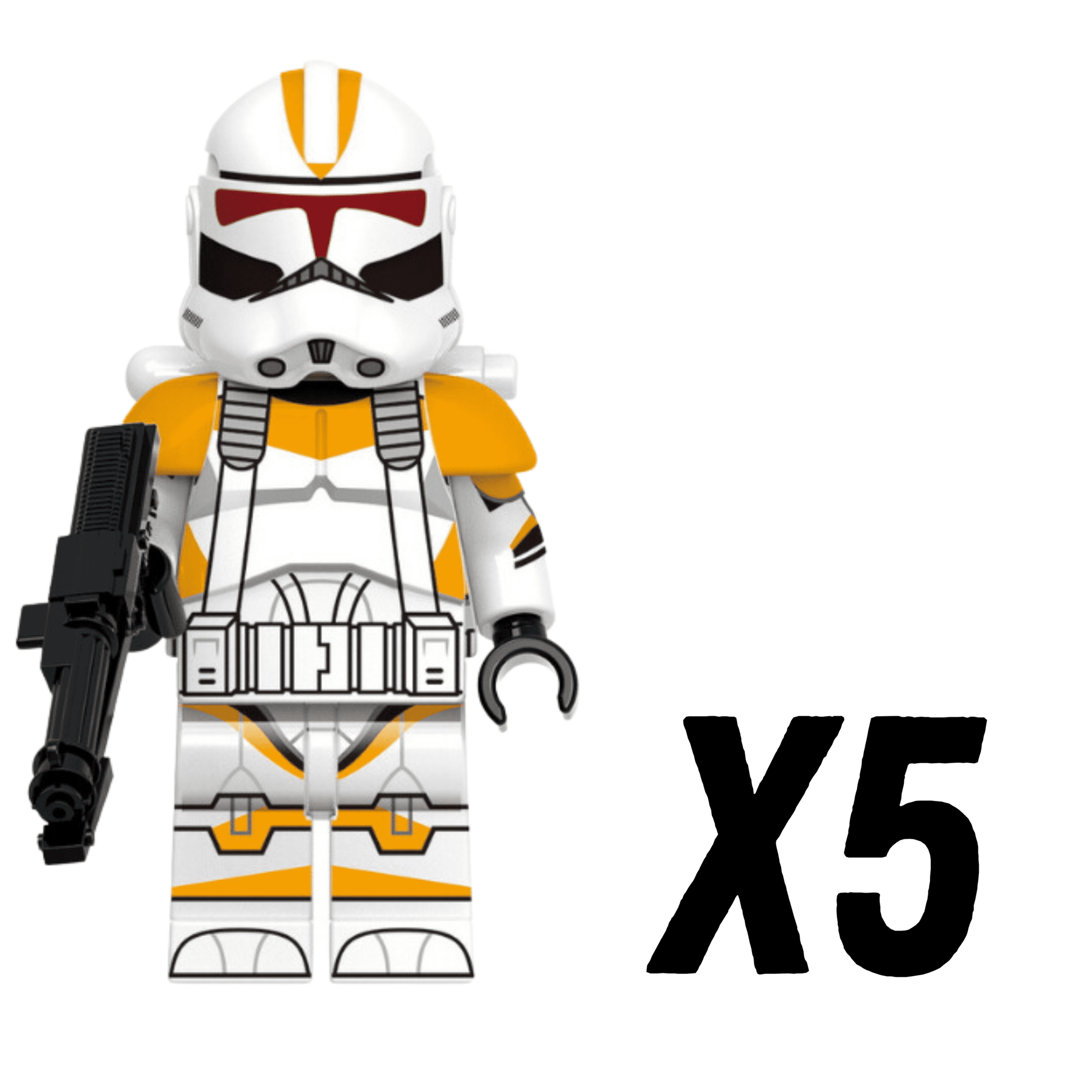 Space War Theme 212th Jetpack Clone Troopers Block Figures Set of 5pcs