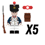 French Fusilier Block Figures Set