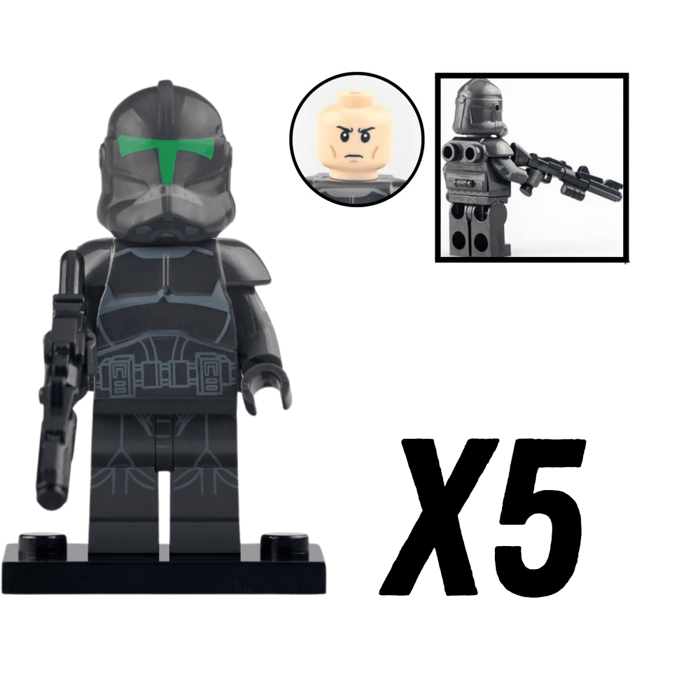 Space War Theme Elite Squad Clone Troopers Block Figures Set of 10pcs