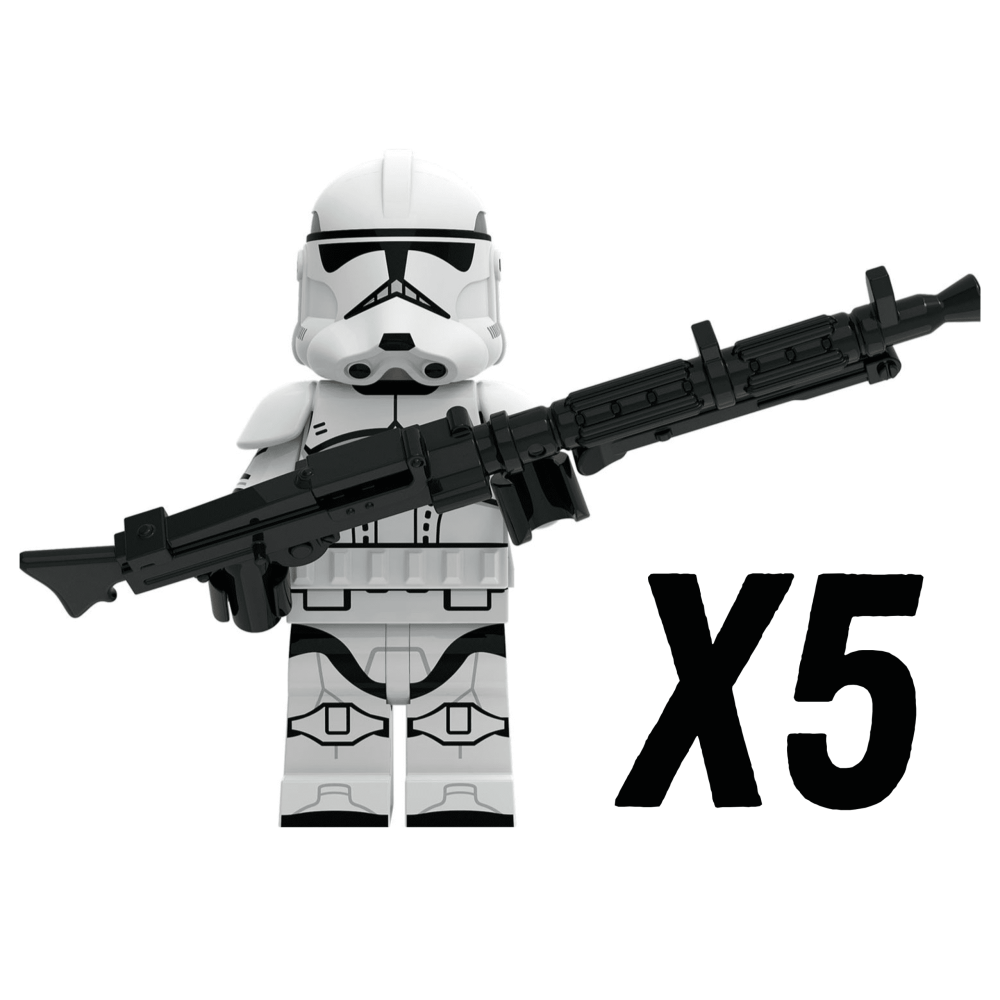 Space War Theme Phase 2 Clone Troopers Block Figures Set of 10pcs