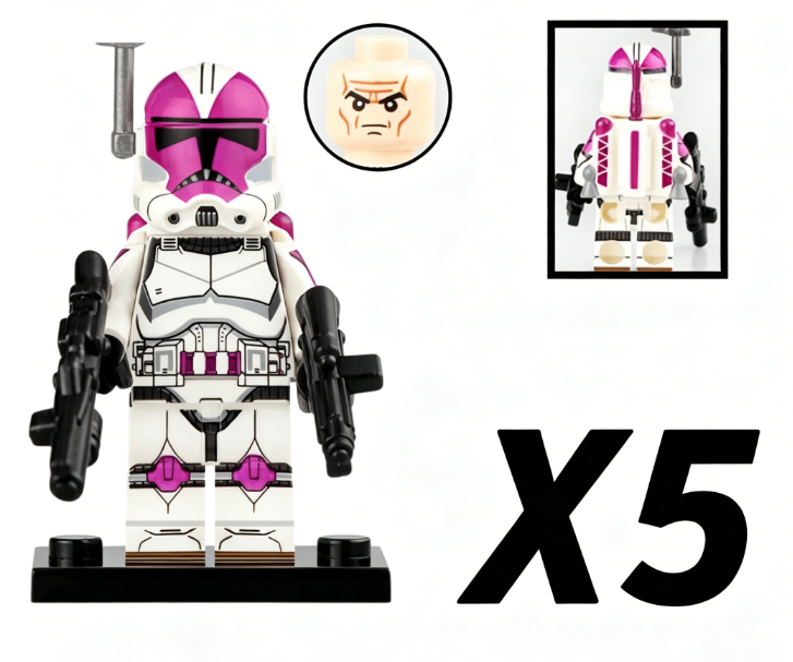 Space War Theme 21st Nova Corps Galactic Marines Clone Troopers Block Figures Set