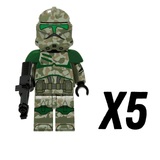 Space War Theme Kashyyyk Clone Troopers 41st Rangers Block Figures Set