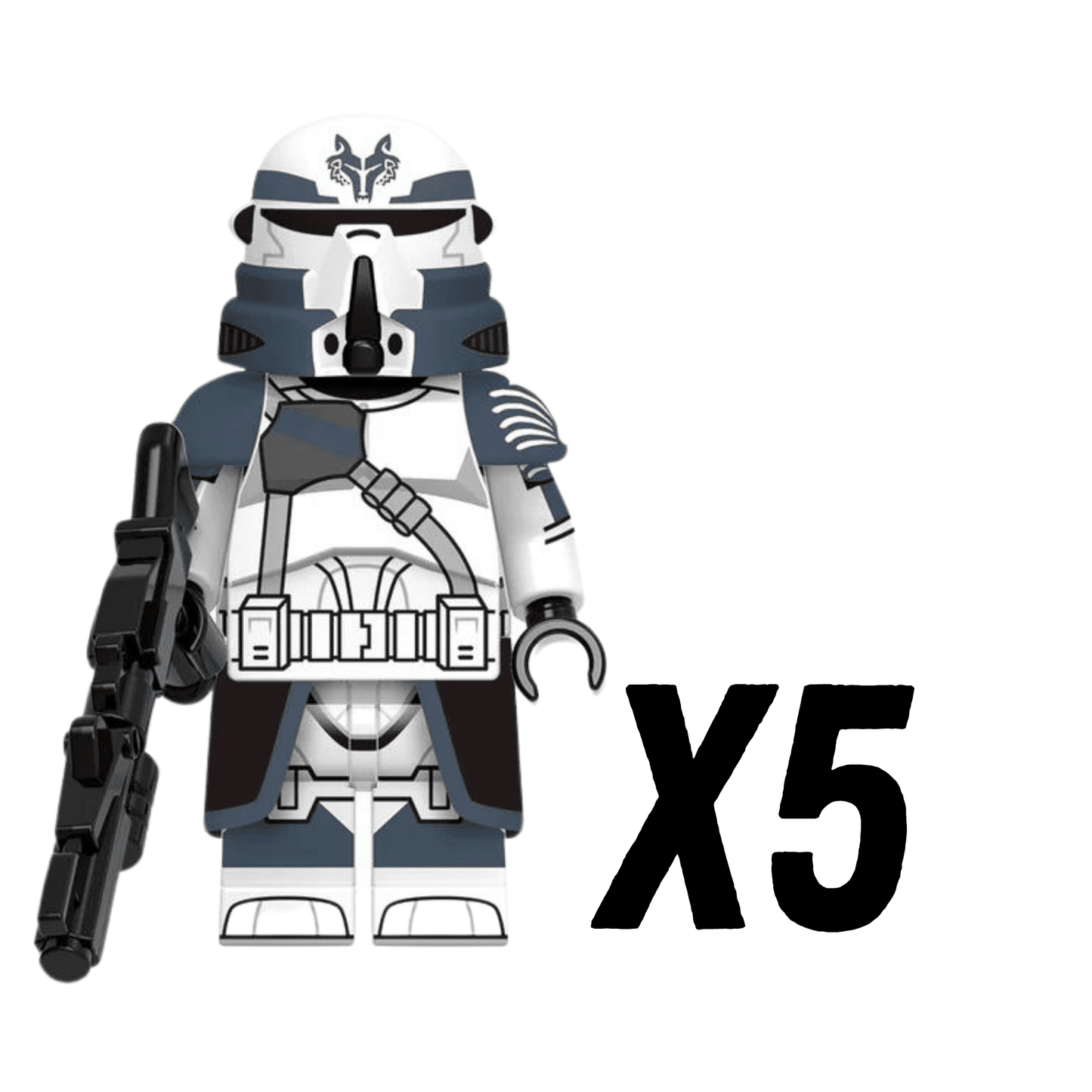 Space War Theme Wolfpack Airborne Trooper Block Figures Set