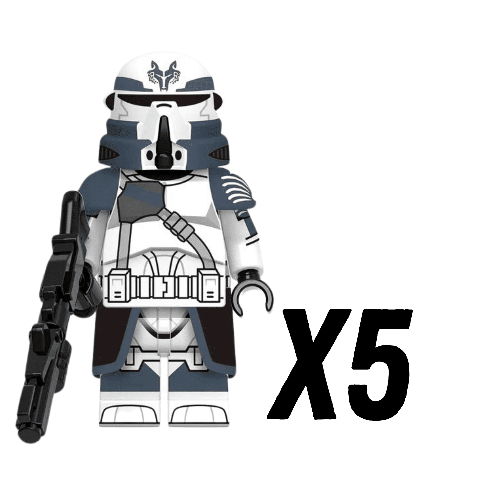 Space War Theme Wolfpack Airborne Trooper Block Figures Set