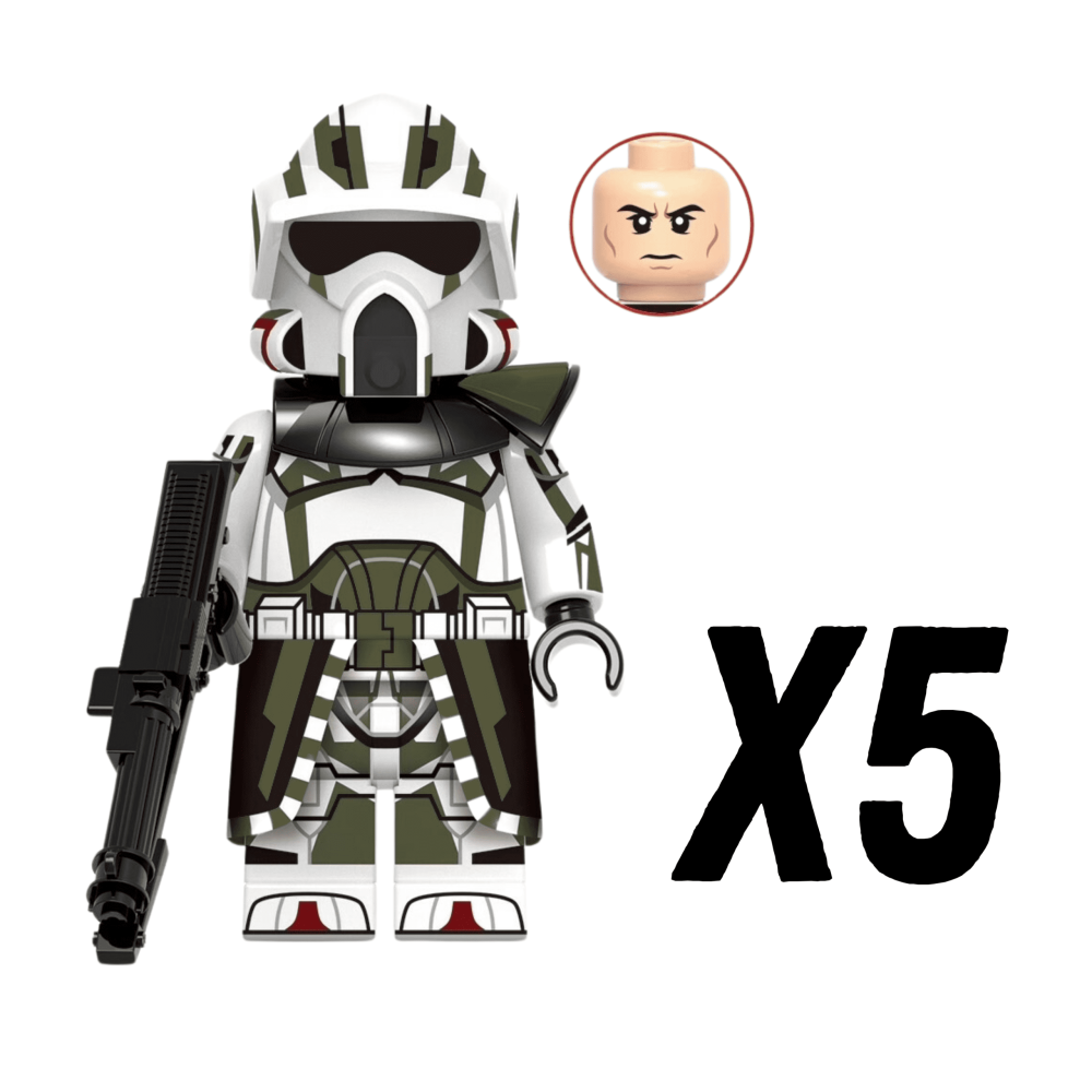 Space War Theme Trauma’s Unit Arc Arf Clone Troopers Block Figures Set of 10pcs