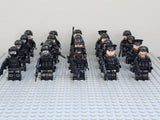 Swat Team Special Forces Riot Shields Block Figures Set of 24pcs With Assortment of