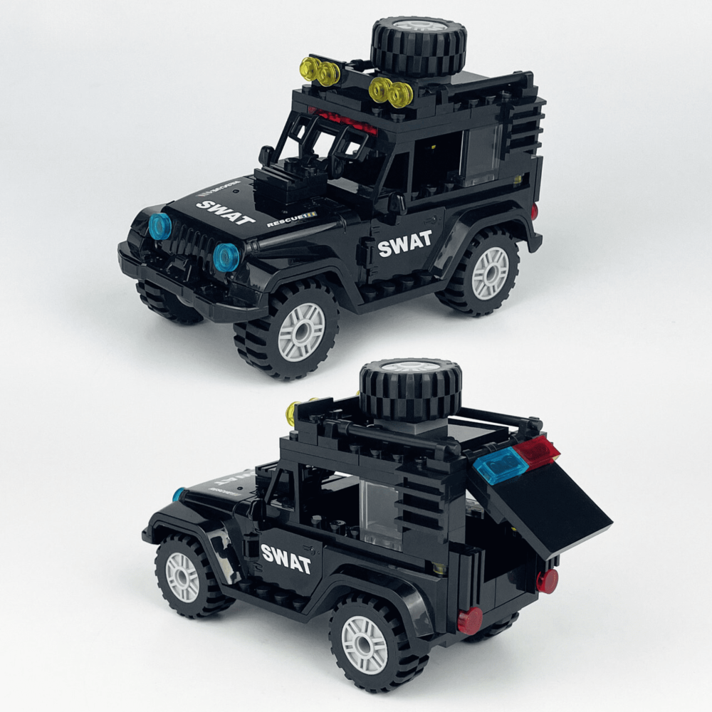 SWAT Task Force Block Figures Set