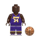 NBA Basketball Block Figures Set of 8pcs with Basketball Accessory