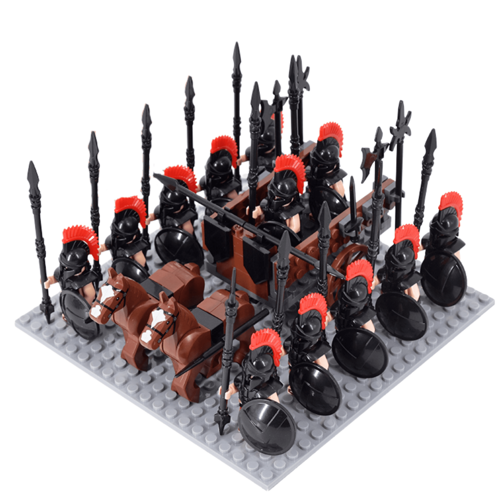 Roman Greek & Spartan Legions Block Figures Sets