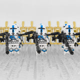 Space War Theme 501st Airborne Clone Troopers Block Figures Set of 10pcs