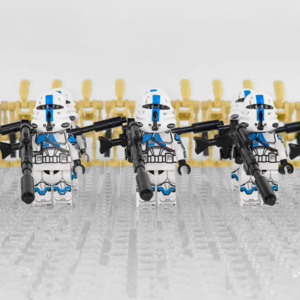 Space War Theme 501st Airborne Clone Troopers Block Figures Set of 10pcs