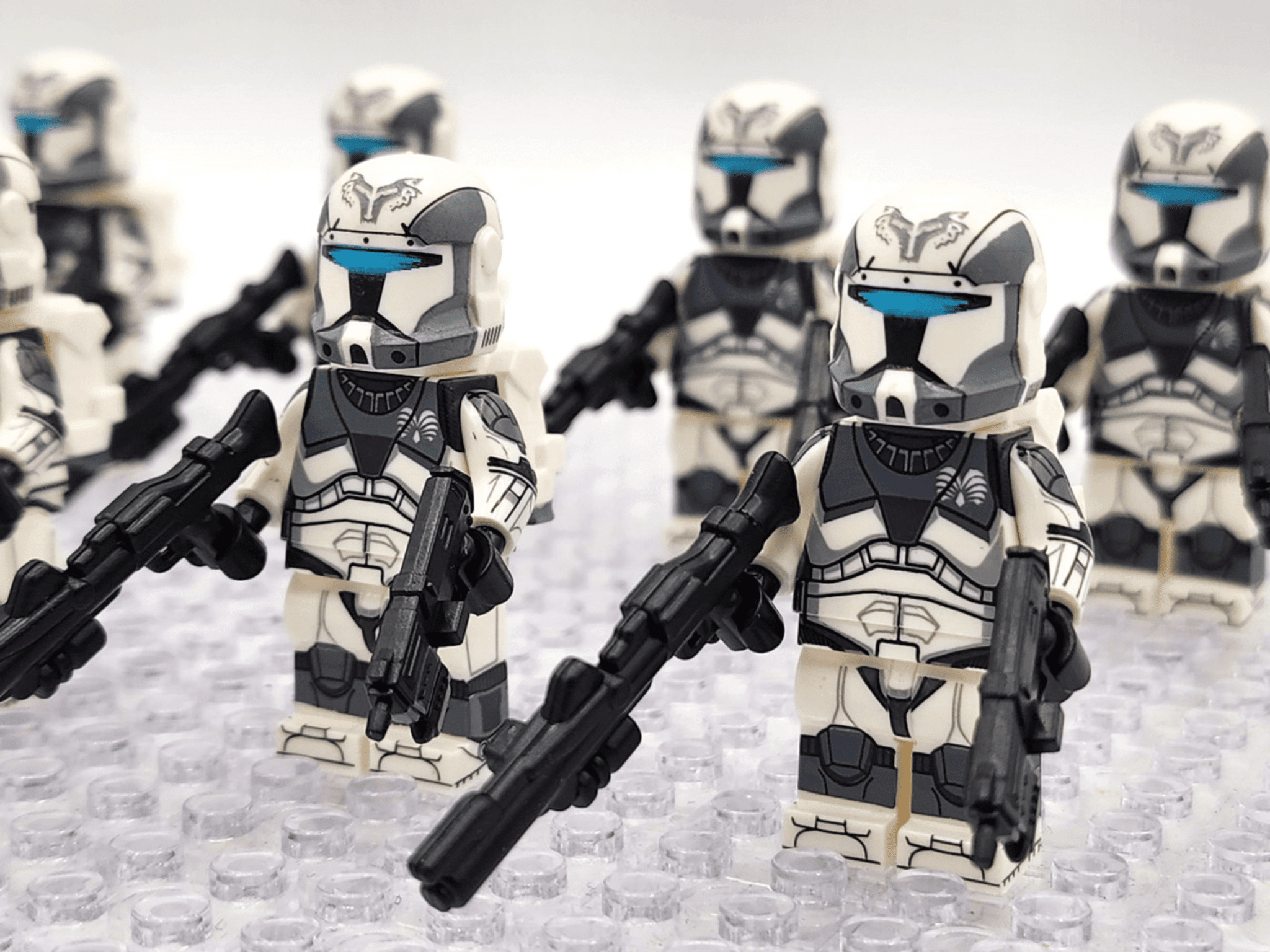 Space War Theme 104th Wolfpack Commandos Block Figures Set of 10pcs