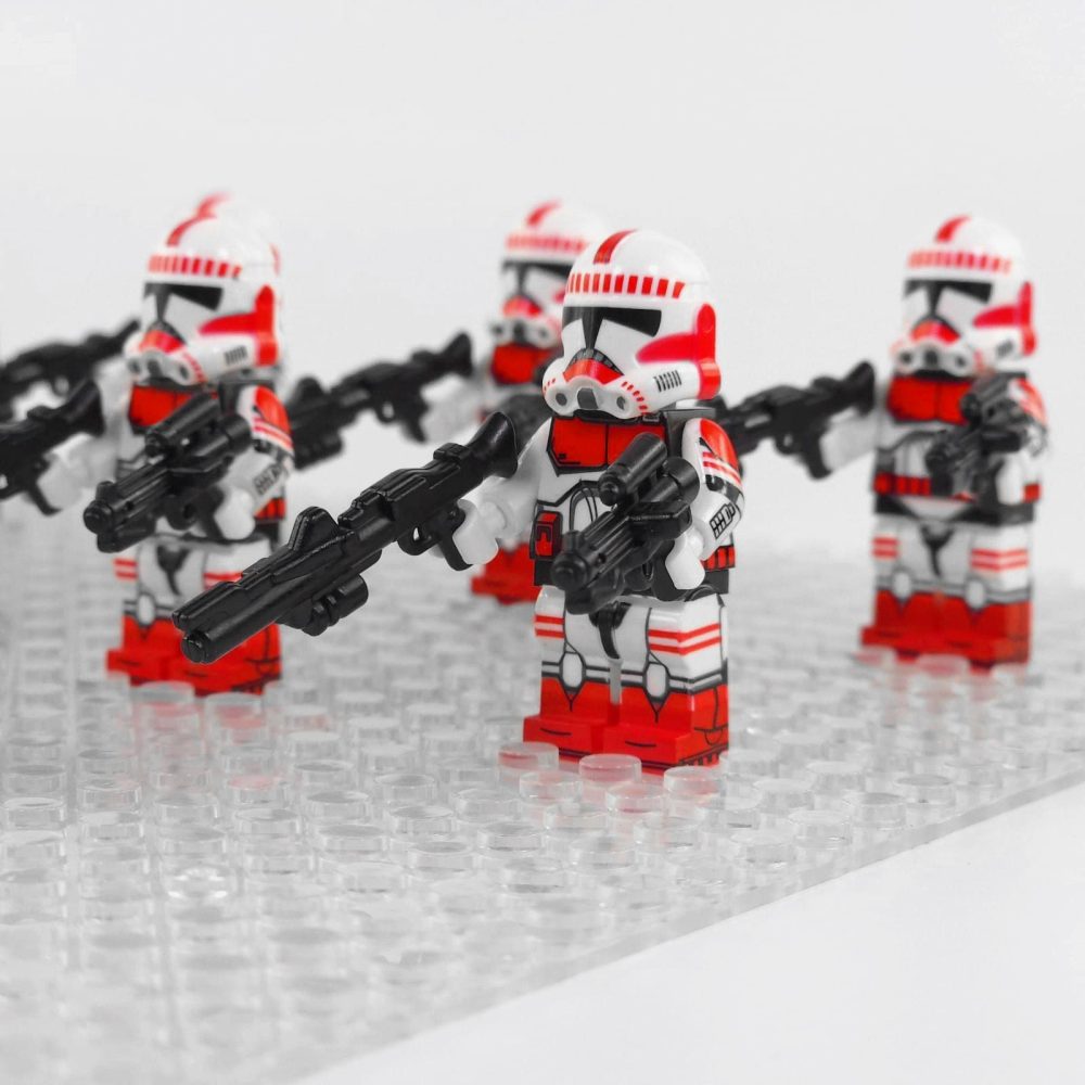 Space War Theme Coruscant Guard Fox Thorn Clone Troopers Block Figures Set