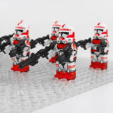 Space War Theme Coruscant Guard Fox Thorn Clone Troopers Block Figures Set