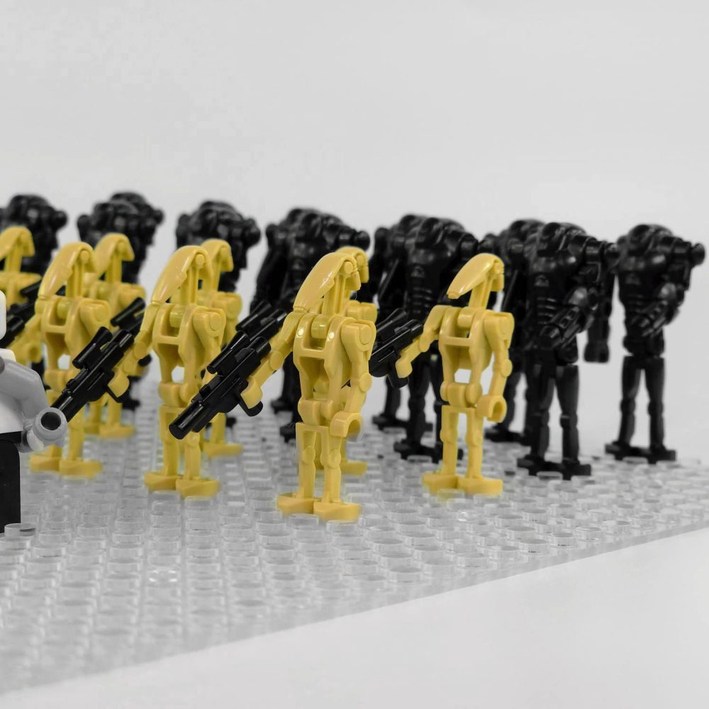 Space War Theme Separatist Battle Droid Count Dooku General Grievous Ventress Block Figures Set