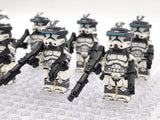 Space War Theme 104th Wolfpack Sargeants Clone TrooperBlock Figures Set