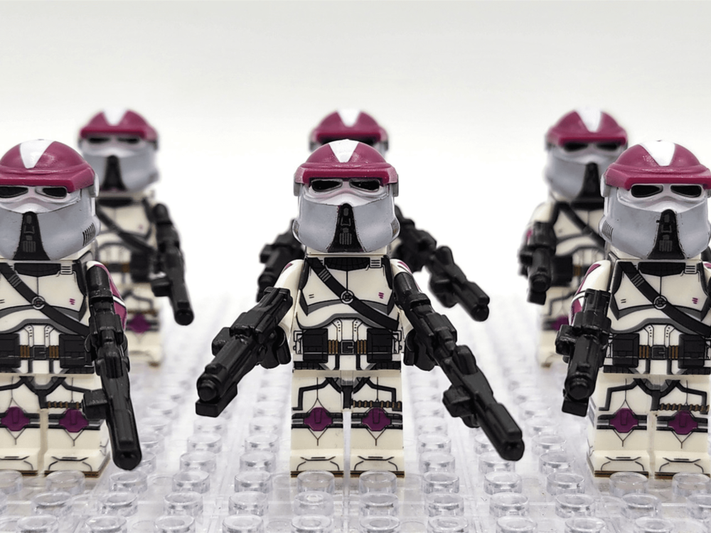 Space War Theme 21st Nova Corps Galactic Marines AT-RT Driver Block Figures Set