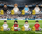 Football Legends Inspired Block Figures Set - Soccer Star Building Block Figures