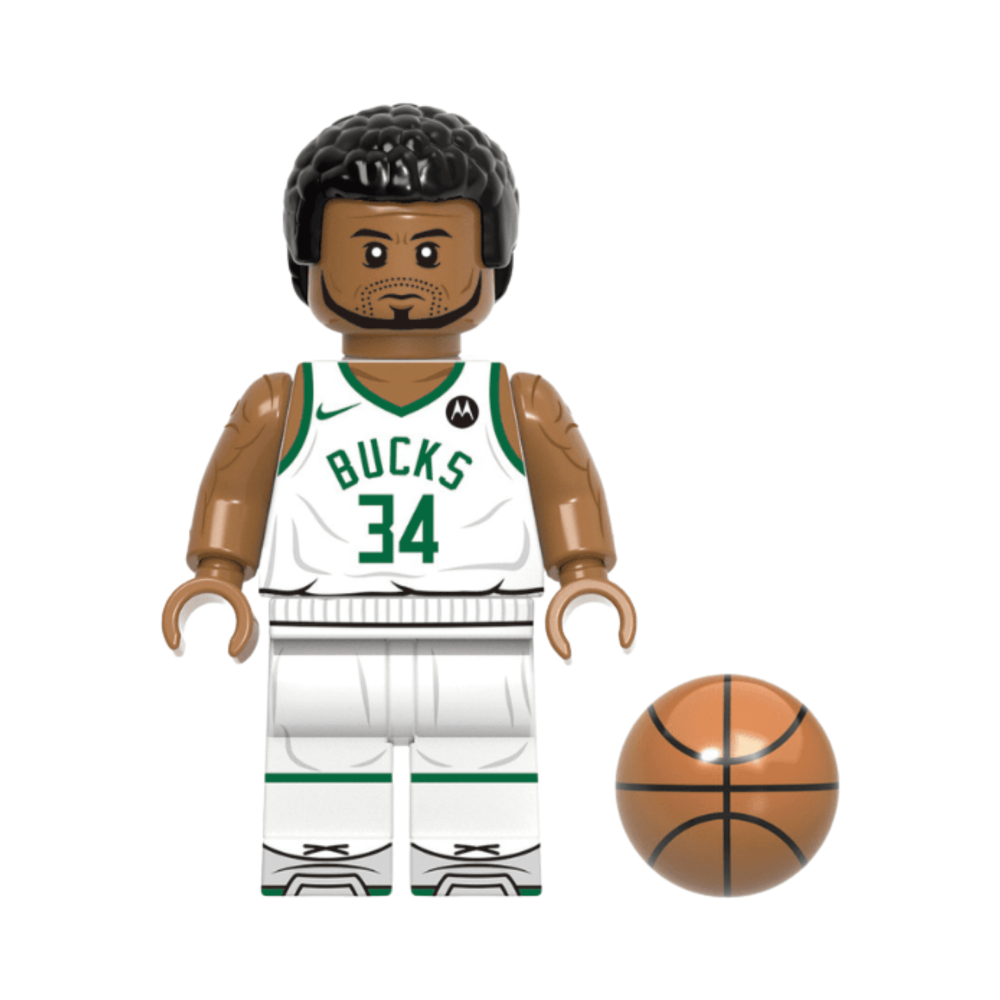 NBA Basketball Block Figures Set of 8pcs with Basketball Accessory