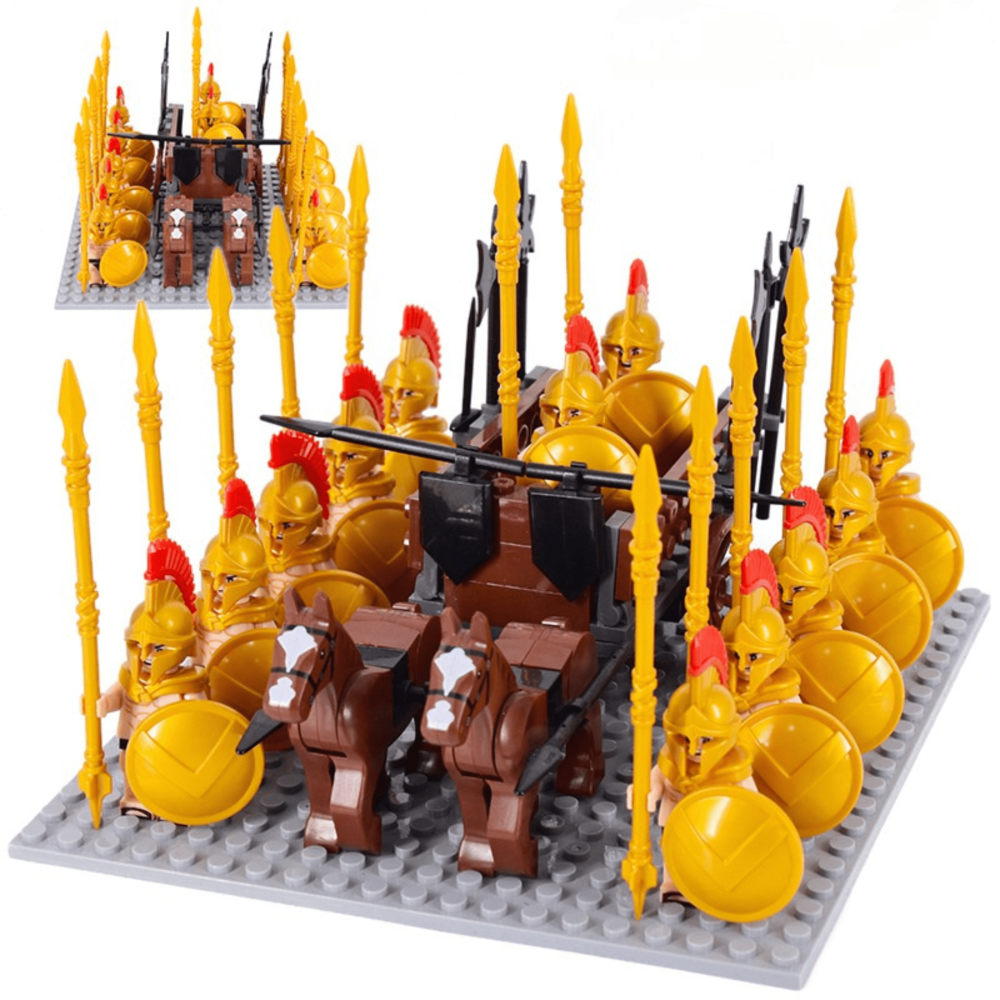 Roman Greek & Spartan Legions Block Figures Sets