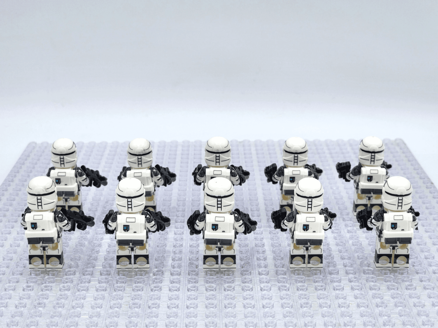 Space War Theme 104th Wolfpack Commandos Block Figures Set of 10pcs