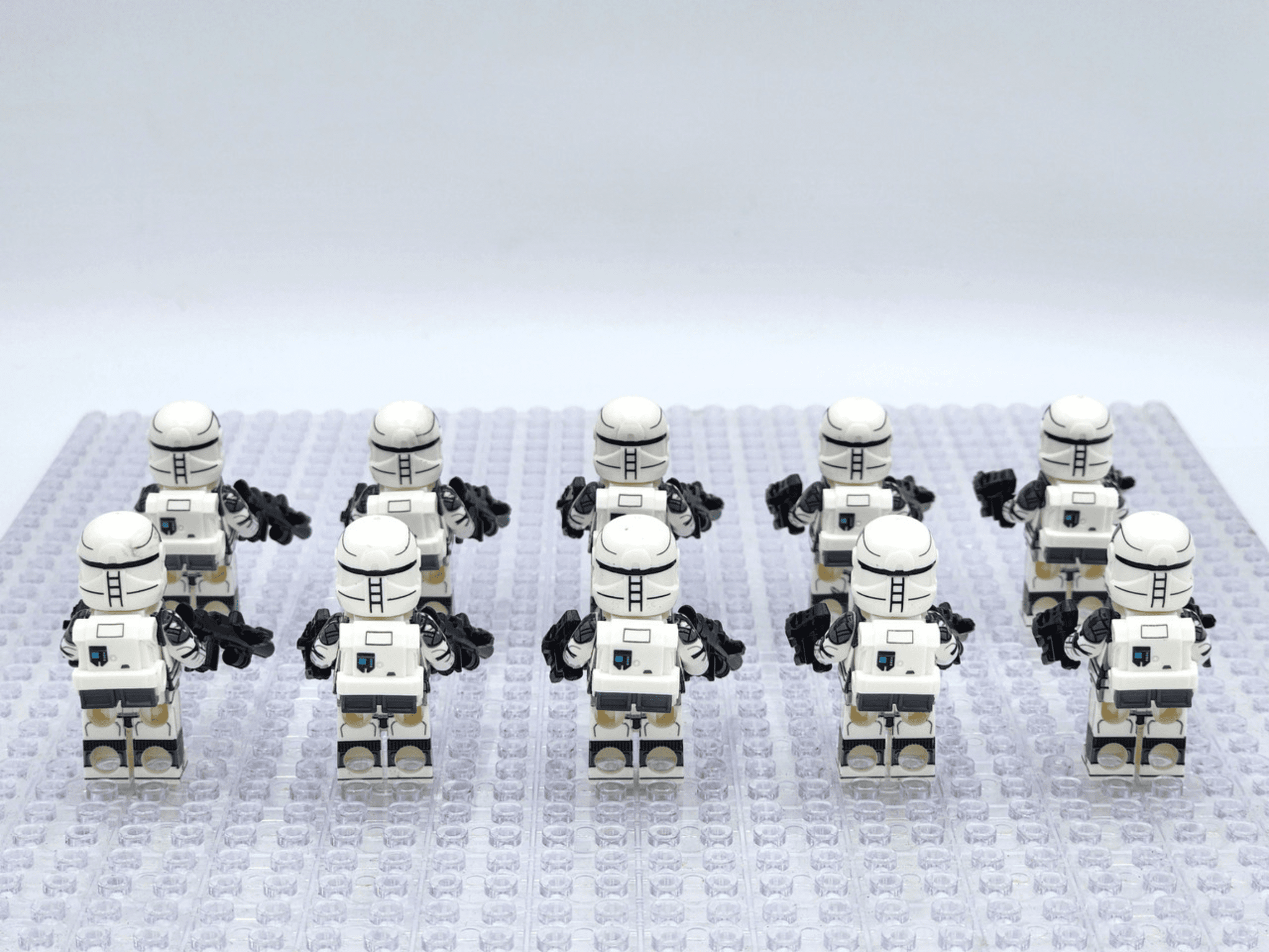 Space War Theme 104th Wolfpack Commandos Block Figures Set of 10pcs