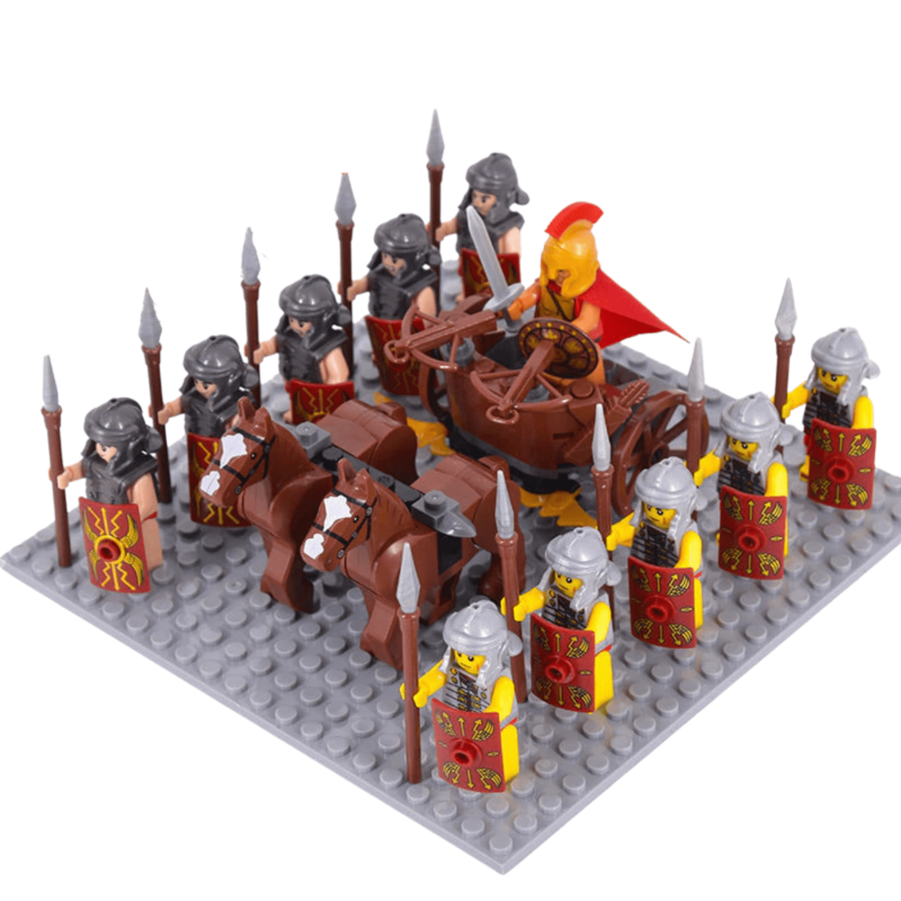Roman Greek & Spartan Legions Block Figures Sets