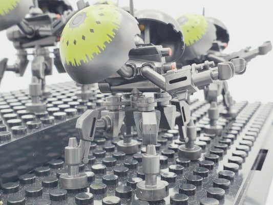 Space War Theme Clone Wars Buzz Droids Block Figures Set