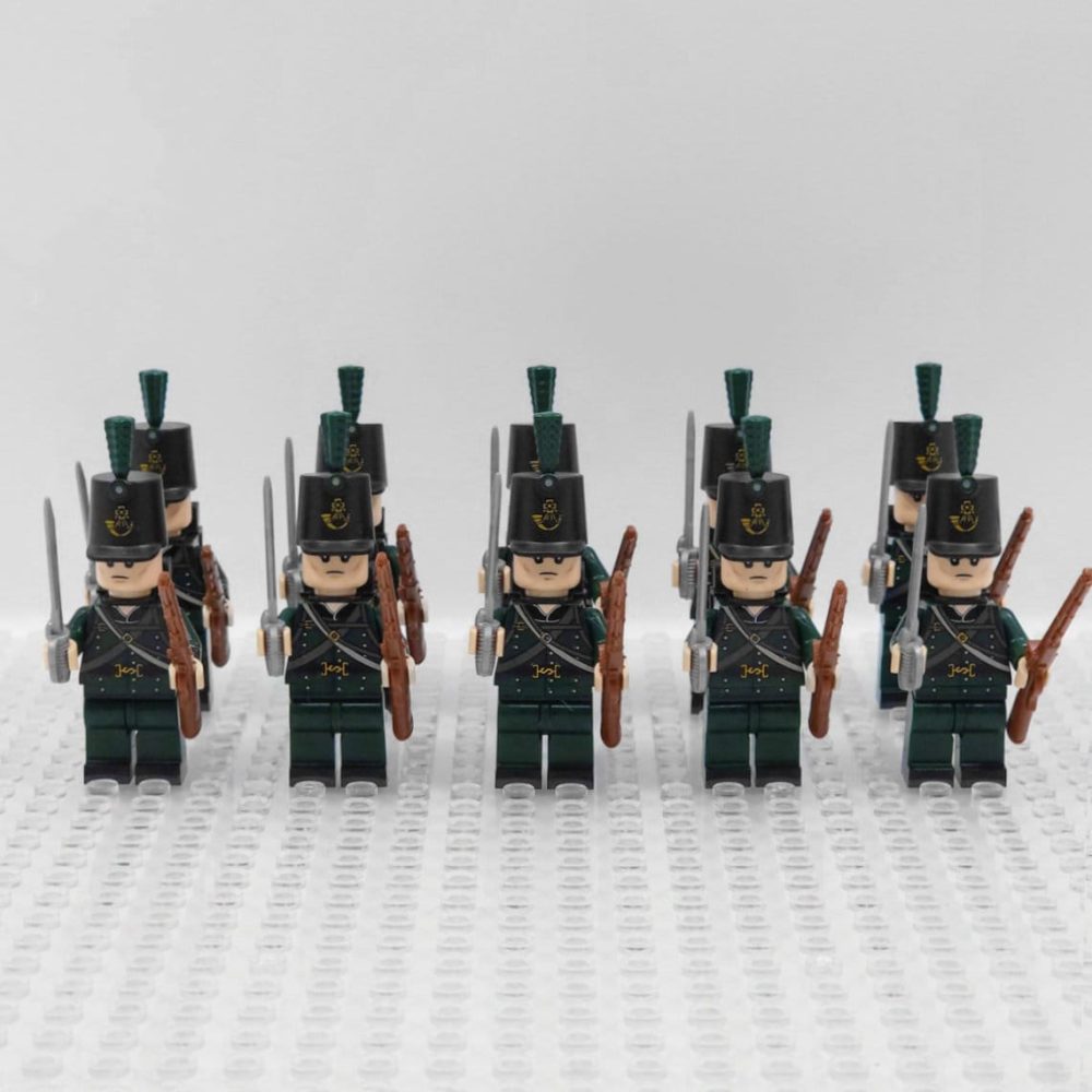 95th Rifles British Block Figures Set of 10pcs
