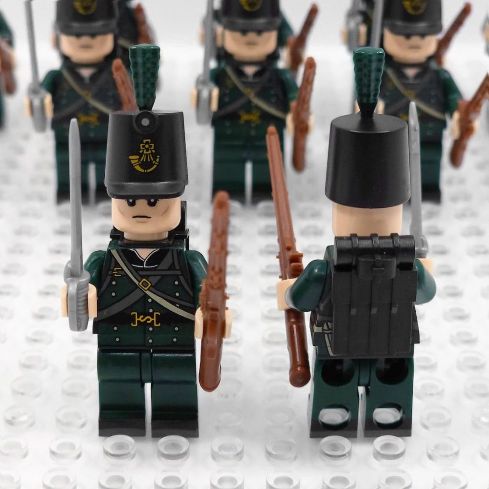 95th Rifles British Block Figures Set of 10pcs