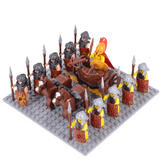 Roman Greek & Spartan Legions Block Figures Sets