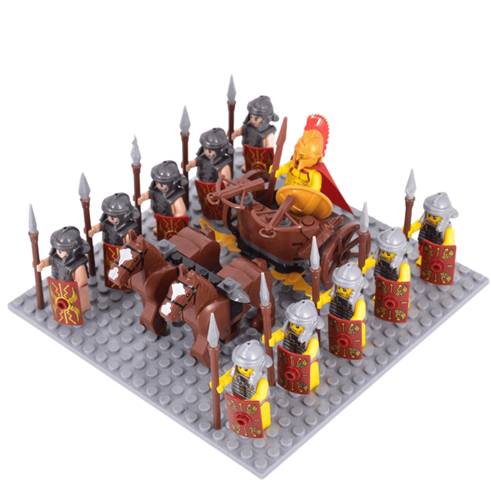 Roman Greek & Spartan Legions Block Figures Sets