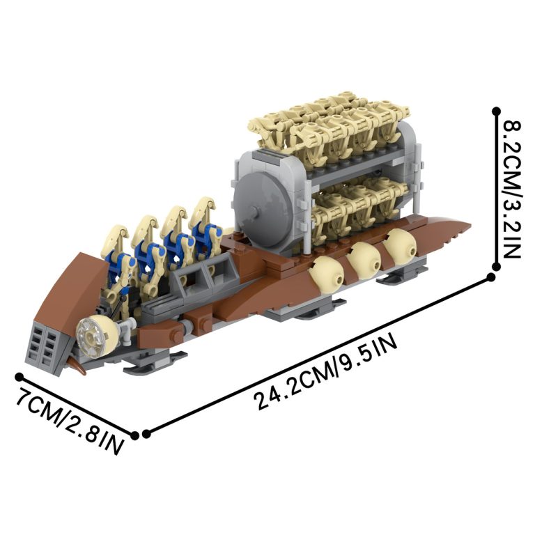 Space War Theme B1 Battle Droid Transport 2.0 MOC Building Set – 169pcs