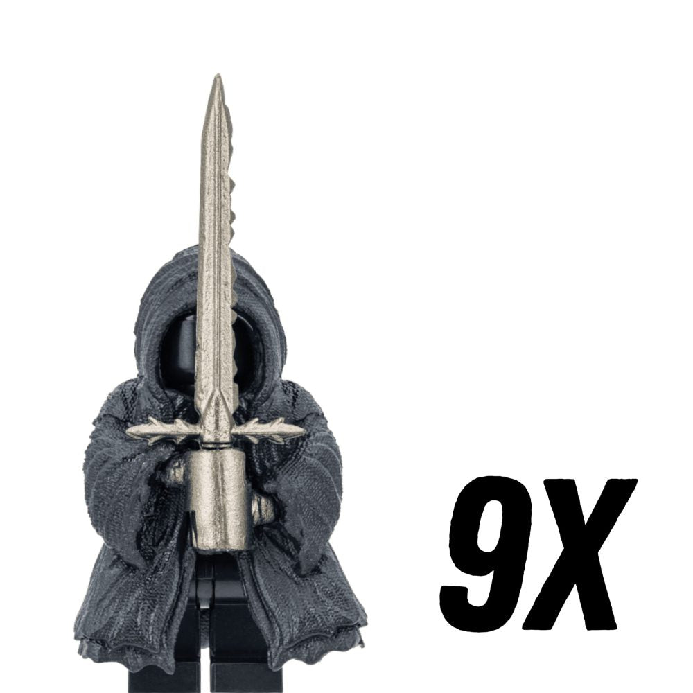Lord of the Rings Ring Wraiths Custom Block Figures