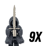 Lord of the Rings Ring Wraiths Custom Block Figures