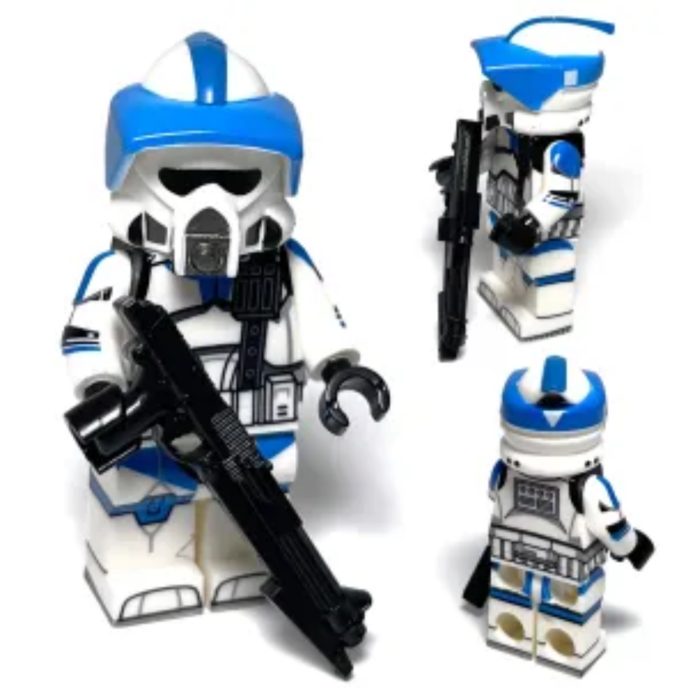 Space War Theme 501st Legion Captain Rex Battle Pack – Clone Captain & Legionnaires