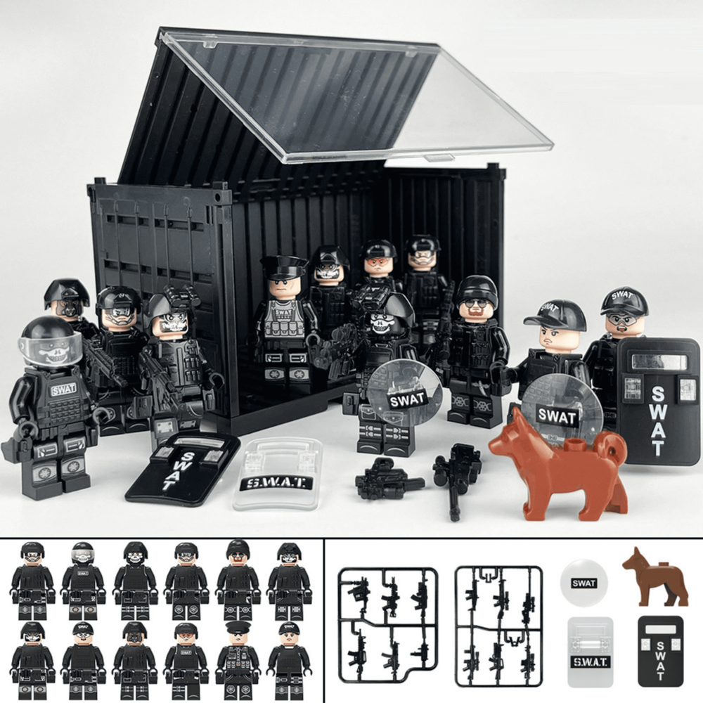 Advanced SWAT Tactical Unit  Block Figures Set