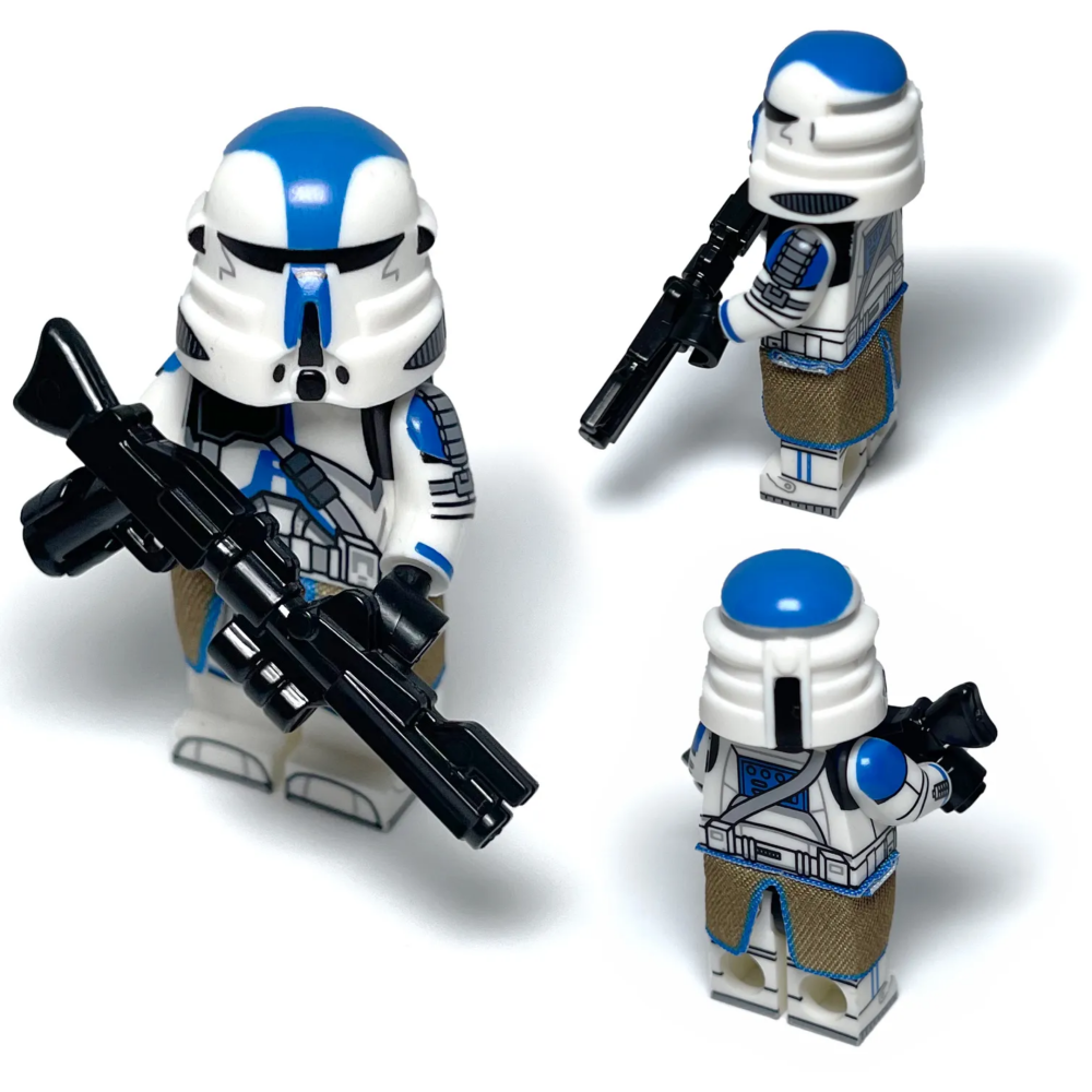 Space War Theme 501st Legion Captain Rex Battle Pack – Clone Captain & Legionnaires
