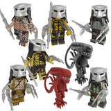 Alien VS Predator Block Figures Set