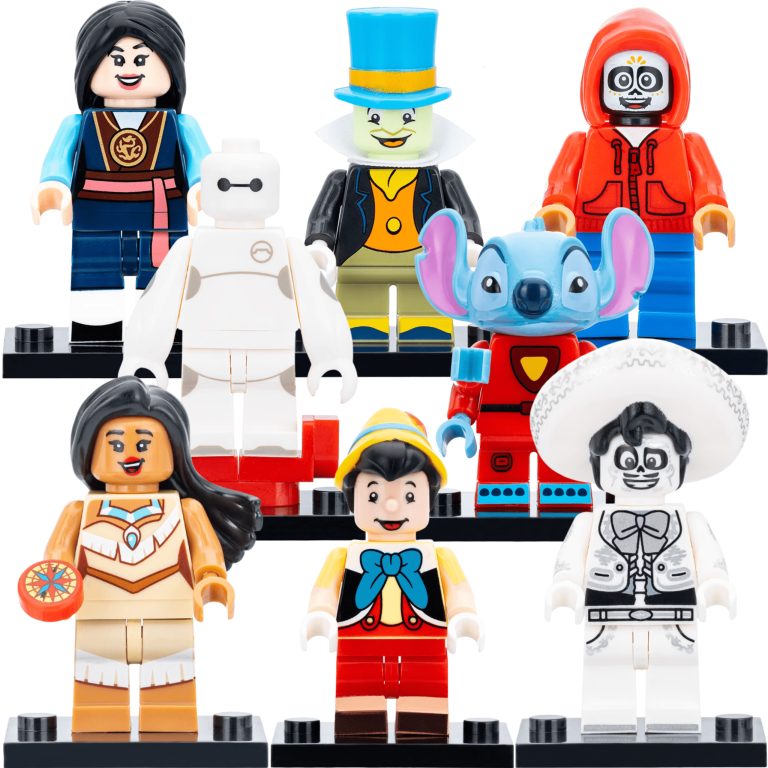 Animated Movie Character Block Figures Set